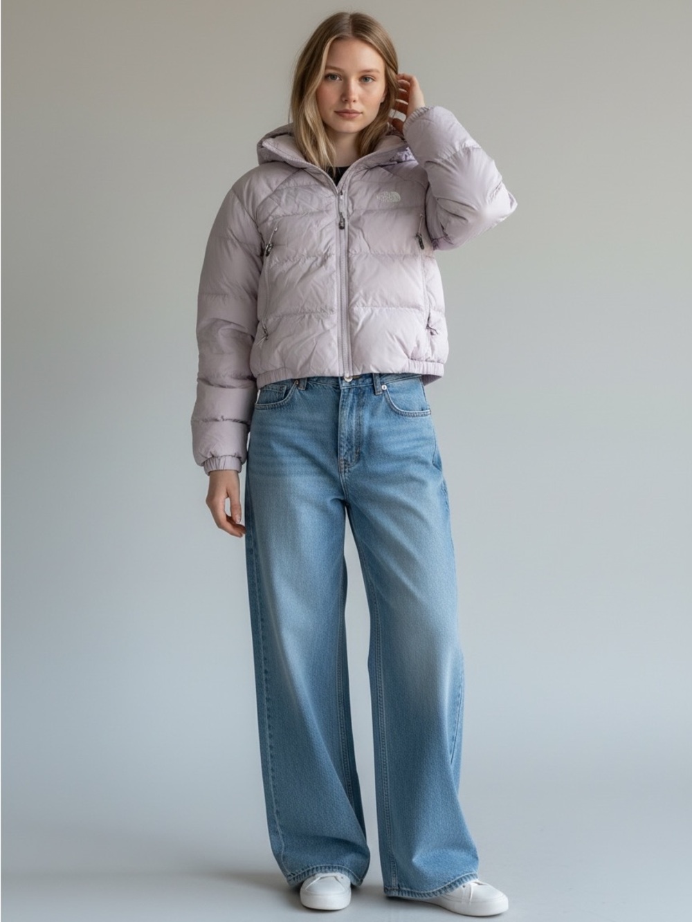 The North Face Women's Hydrenalite Down Hooded Jacket in Pastel Lilac